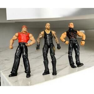 WWE Matel Elite Series Wrestling Action Figures Hulk Hogan Kane Glen Jacobs
